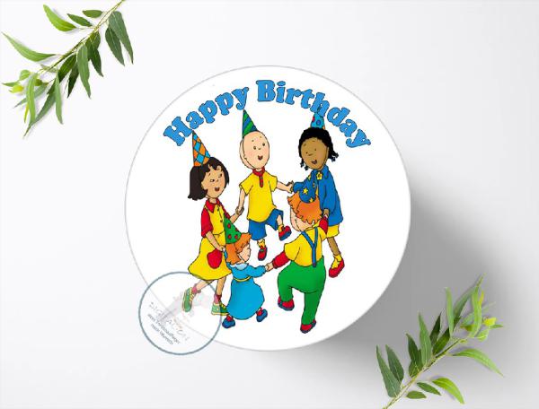 Caillou Tortenaufleger Ø 20cm, 0638w